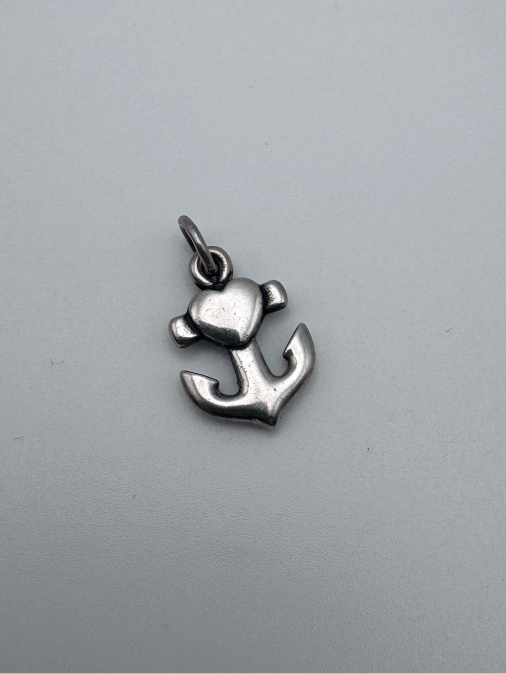 Retired James Avery Sterling Silver 925 "Faith, Hope & Love" Anchor Charm